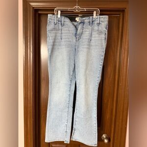 Maurices Light Blue Flare Jeans
